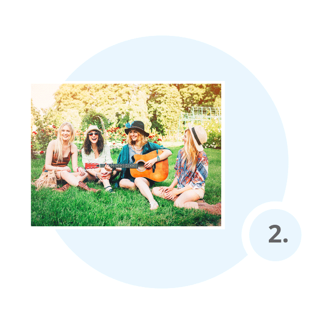 Create a 100 piece photo jigsaw puzzle - step 1