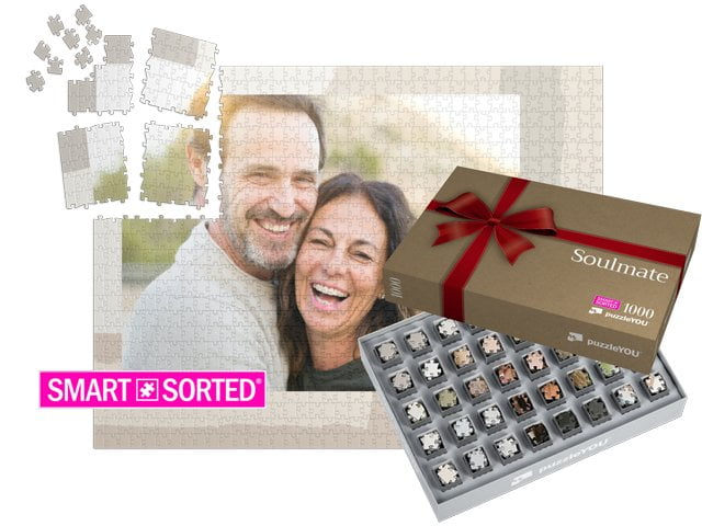 SMART SORTED - Box layout "Gift Ribbon red"