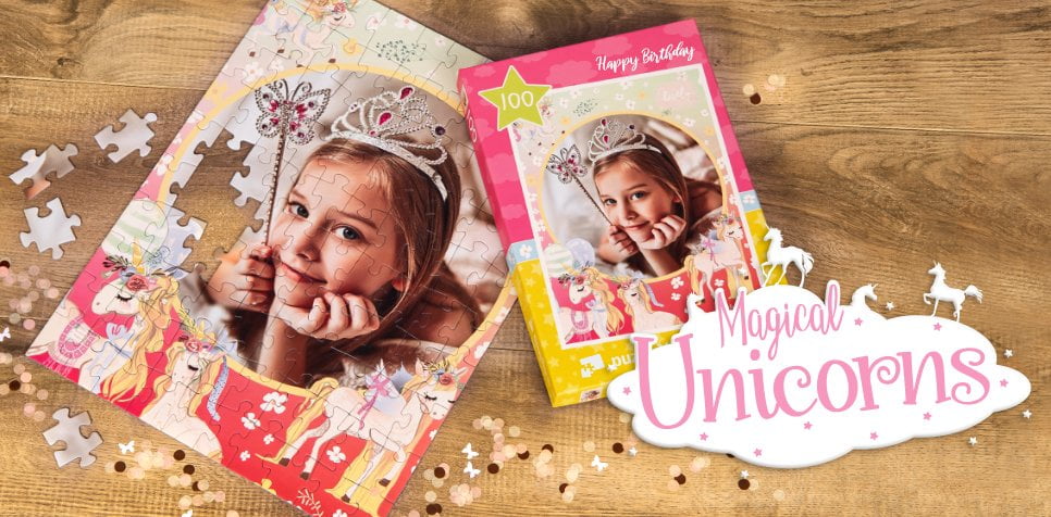 Magical unicorns and you on a puzzle