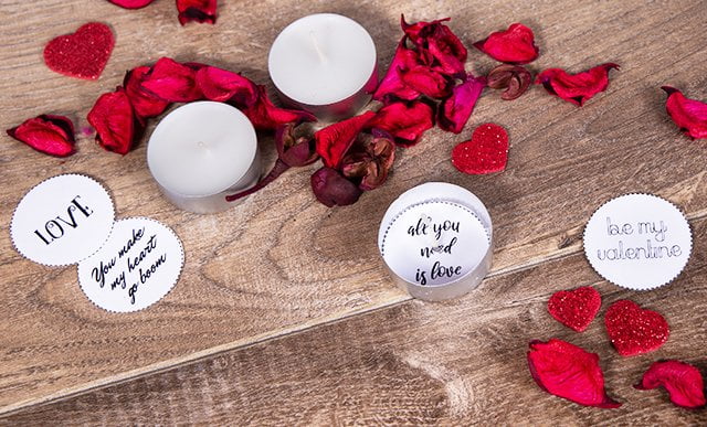 Thread the wick through the message