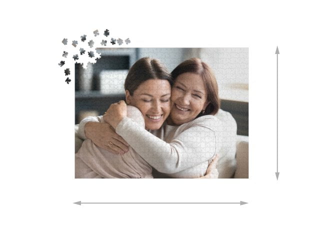 Size of the assembled puzzle