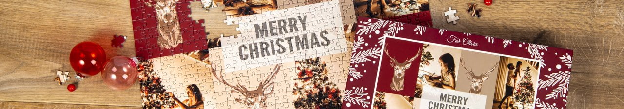 photo puzzle collage christmas