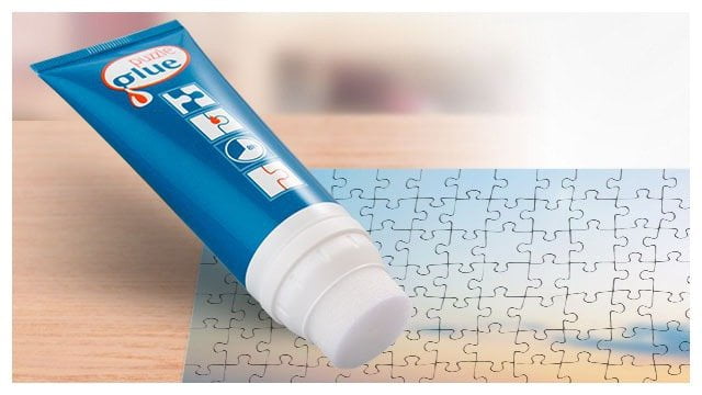 Puzzle glue