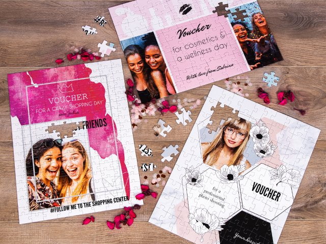 Gift voucher for beauty and women