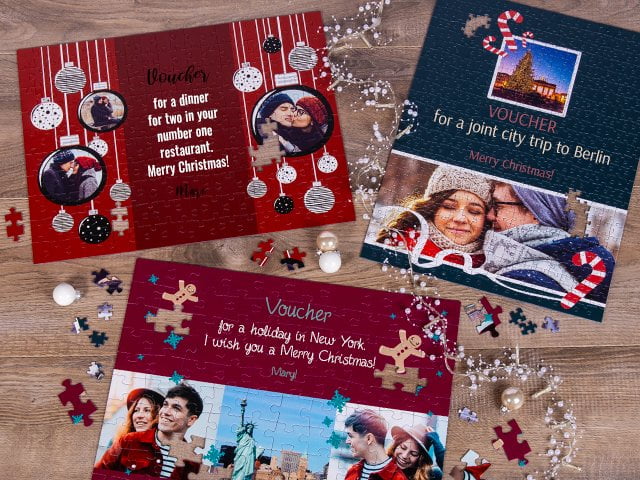 Gift voucher for christmas