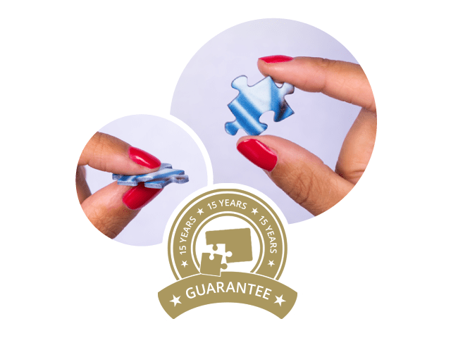 Quality promise: photo puzzles with a 15 year guarantee