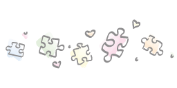 Colourful puzzle pieces