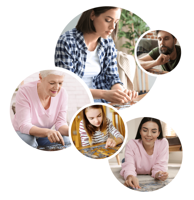 The 200-piece photo puzzle as an oasis of well-being